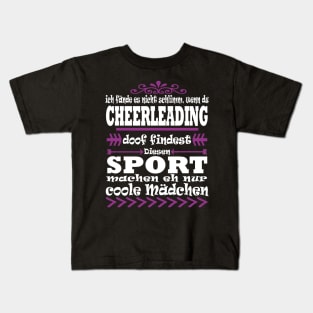 Cheerleader Cheerleading Sport Mädchen Sport Kids T-Shirt